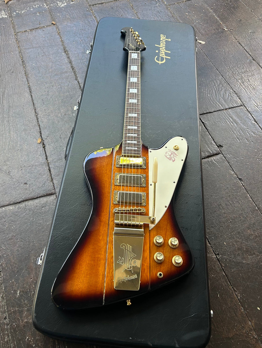 2003 Epiphone '63 Firebird VII - Vintage Sunburst – Moze Guitars