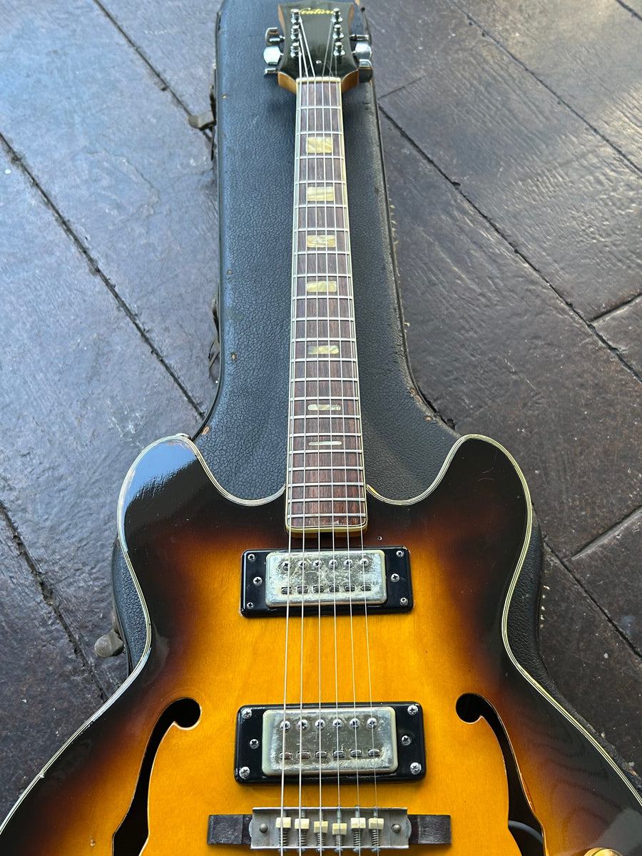 70's Ventura Semi Hollow Guitar 335 style – Moze Guitars