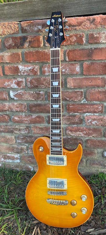 Aria PE-350PG Aged Lemon Drop – Moze Guitars
