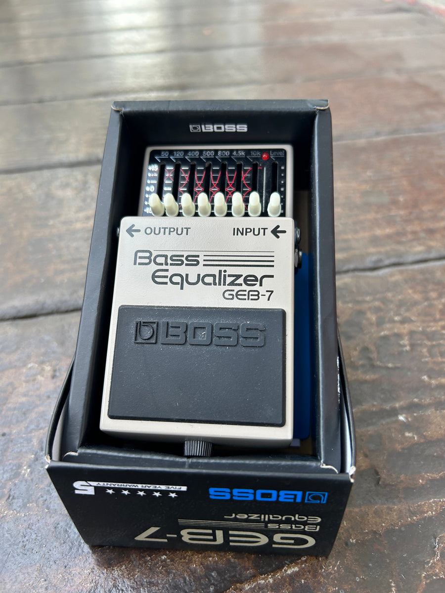 Boss GEB-7 Bass Equalizer – Moze Guitars