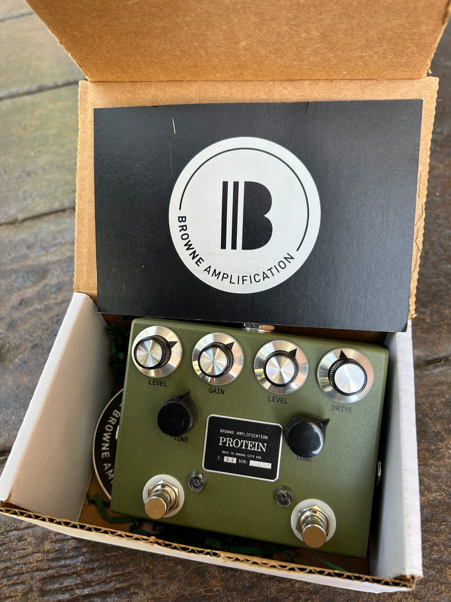 browne amplification protein pedal Browne Amplification Protein V2.2 – Moze Guitars