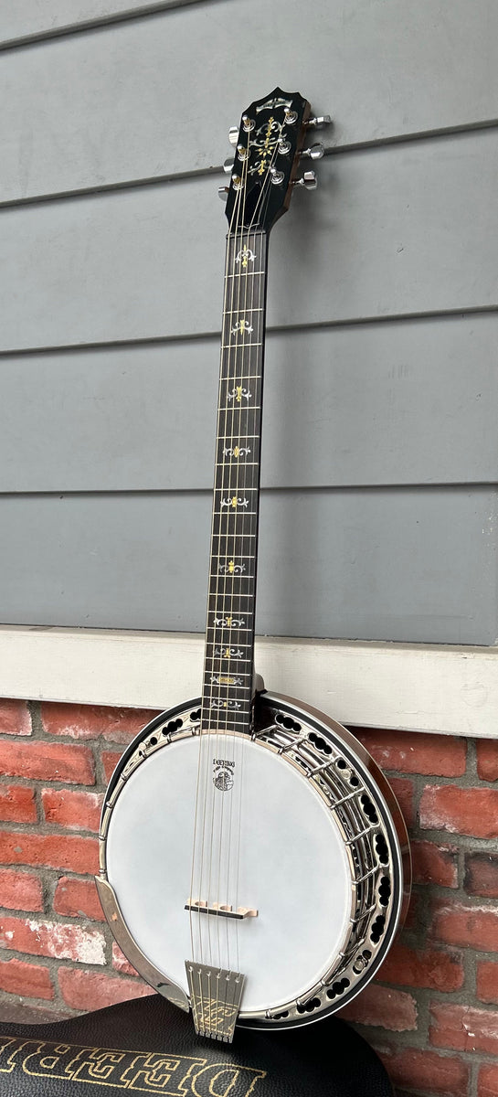 Deering Deluxe 6 String Banjo – Moze Guitars