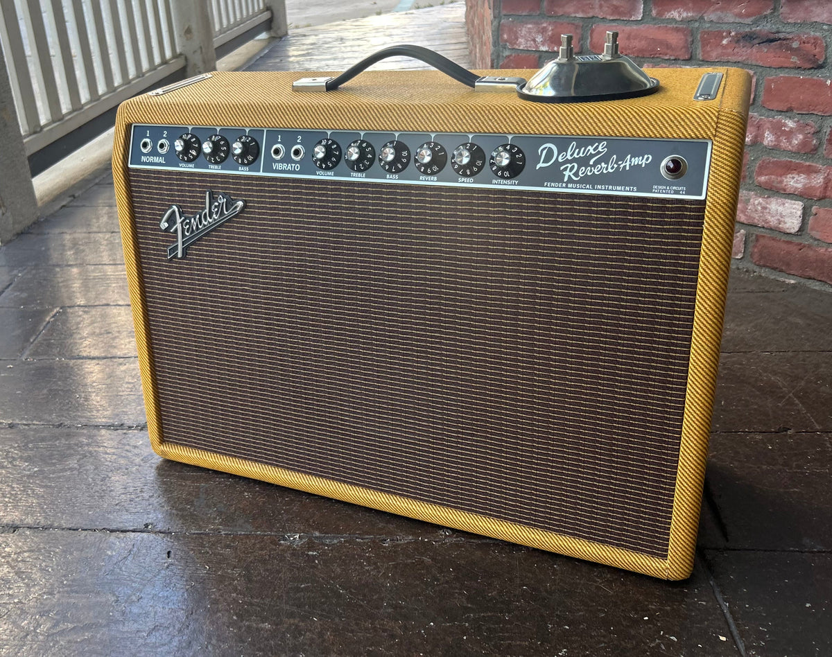 Fender '65 Deluxe Reverb Limited Edition Pine Tweed – Moze Guitars