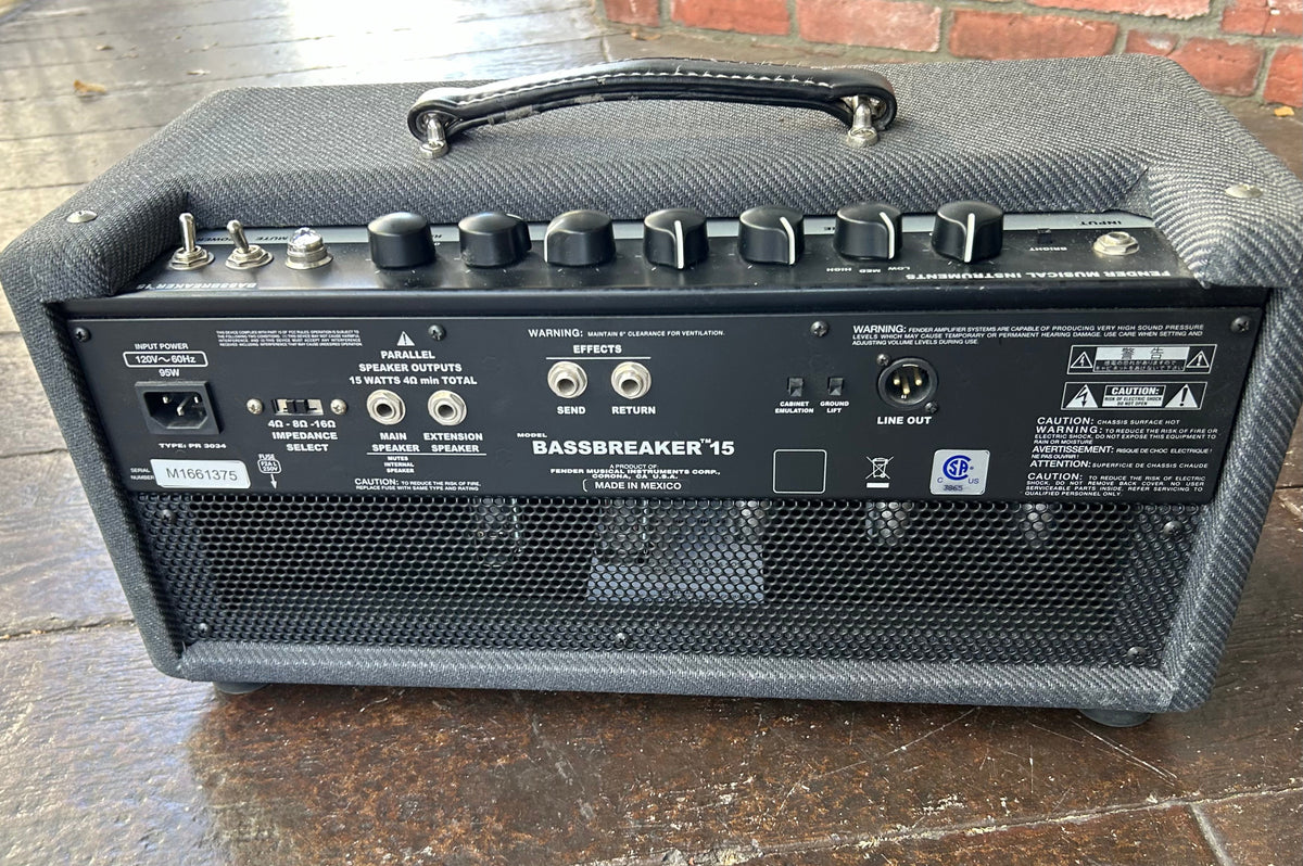 Fender Bassbreaker 15 watt Head – Moze Guitars