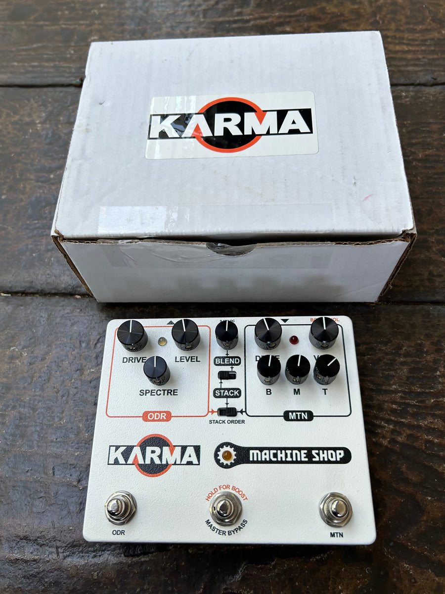 karma overdrive pedal Karma Machine Shop – Moze Guitars