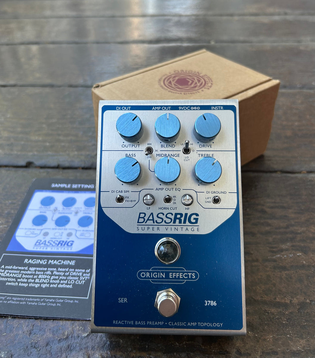 Origin Effects BASSRIG Super Vintage – Moze Guitars