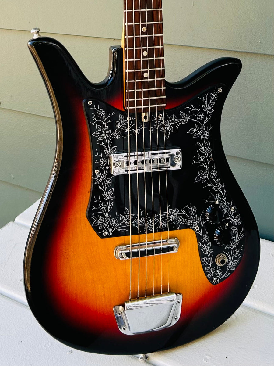 Rubber Bridge Conversion 60's Teisco E-110 Tulip – Moze Guitars