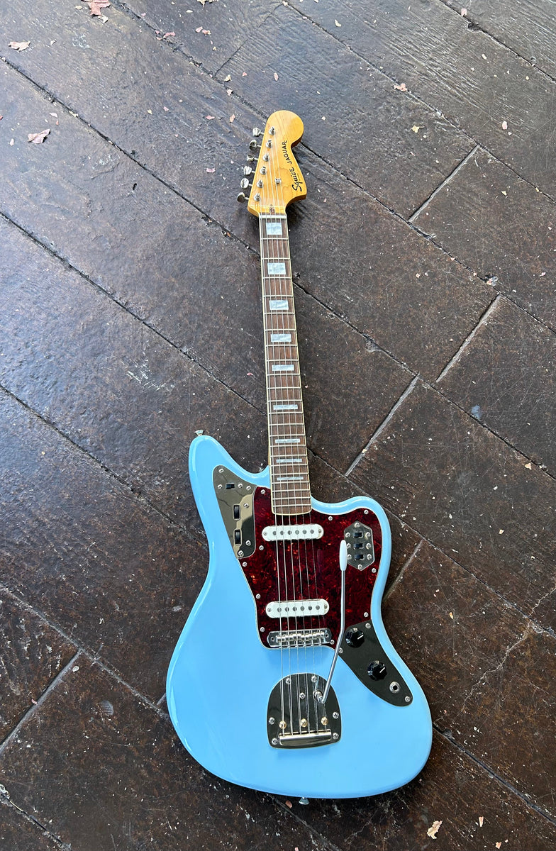 Squier Jaguar Daphne Blue – Moze Guitars