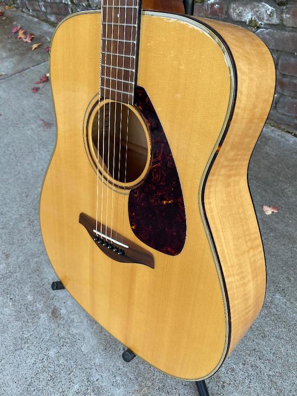 YAMAHA FG750S フレイムメイプル アコースティックギター 激鳴り YAMAHA FG750S フレイムメイプル アコースティックギター