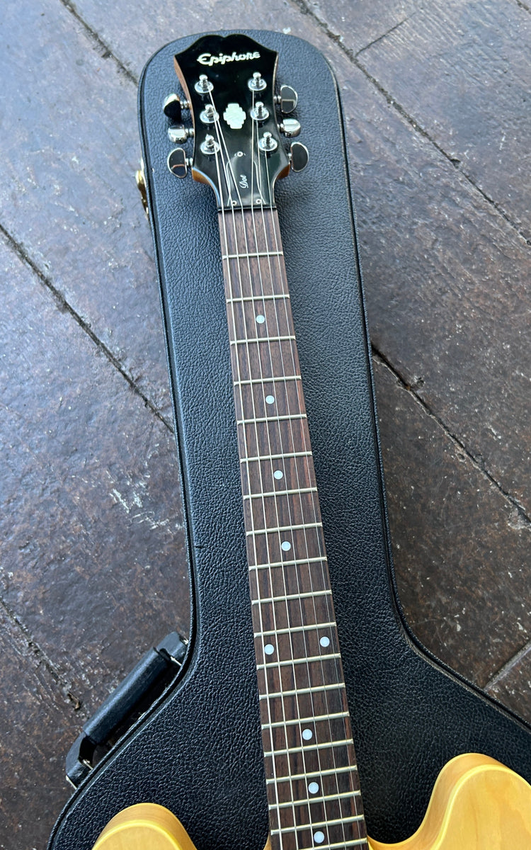 2004 Epiphone ES-335 Dot - Natural w/ Hardshell Case – Moze Guitars