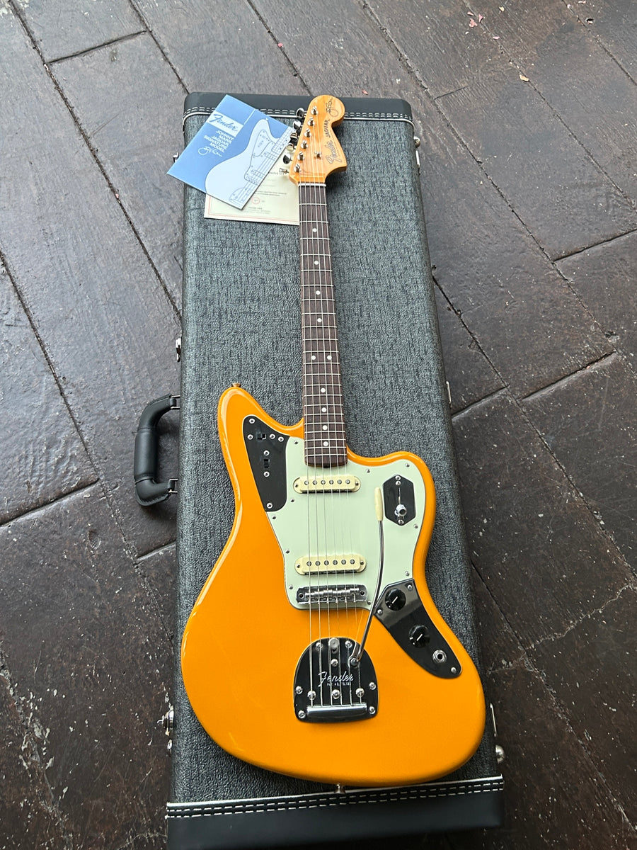 2022 Fender Johnny Marr Signature Jaguar Fever Dream Yellow with
