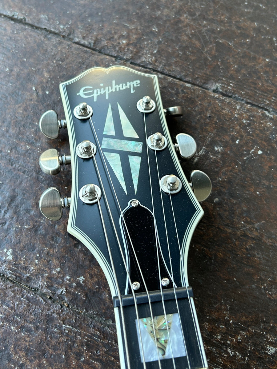 2024 Epiphone Les Paul Prophecy - Olive Tiger Aged Gloss – Moze