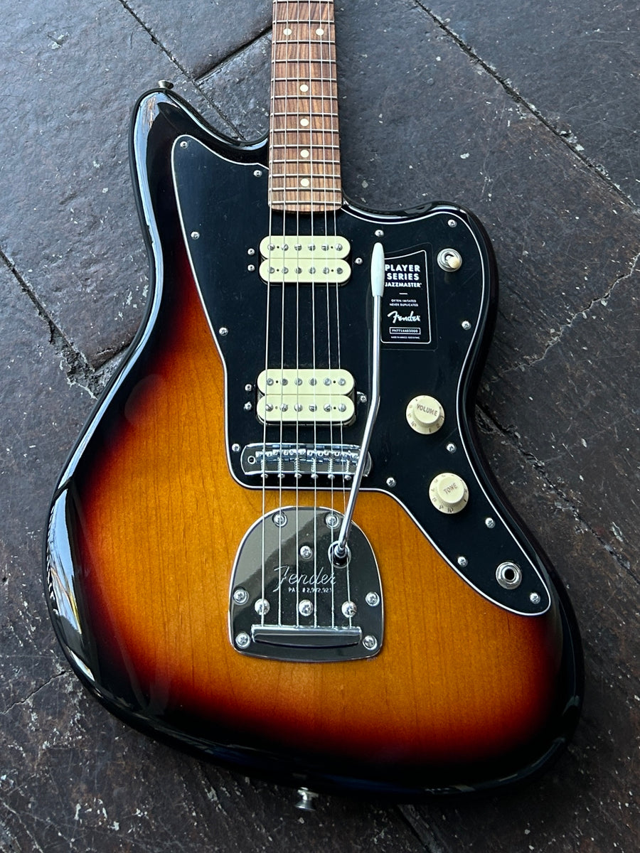 2024 Fender Player Jazzmaster, 3-Color Sunburst – Moze Guitars
