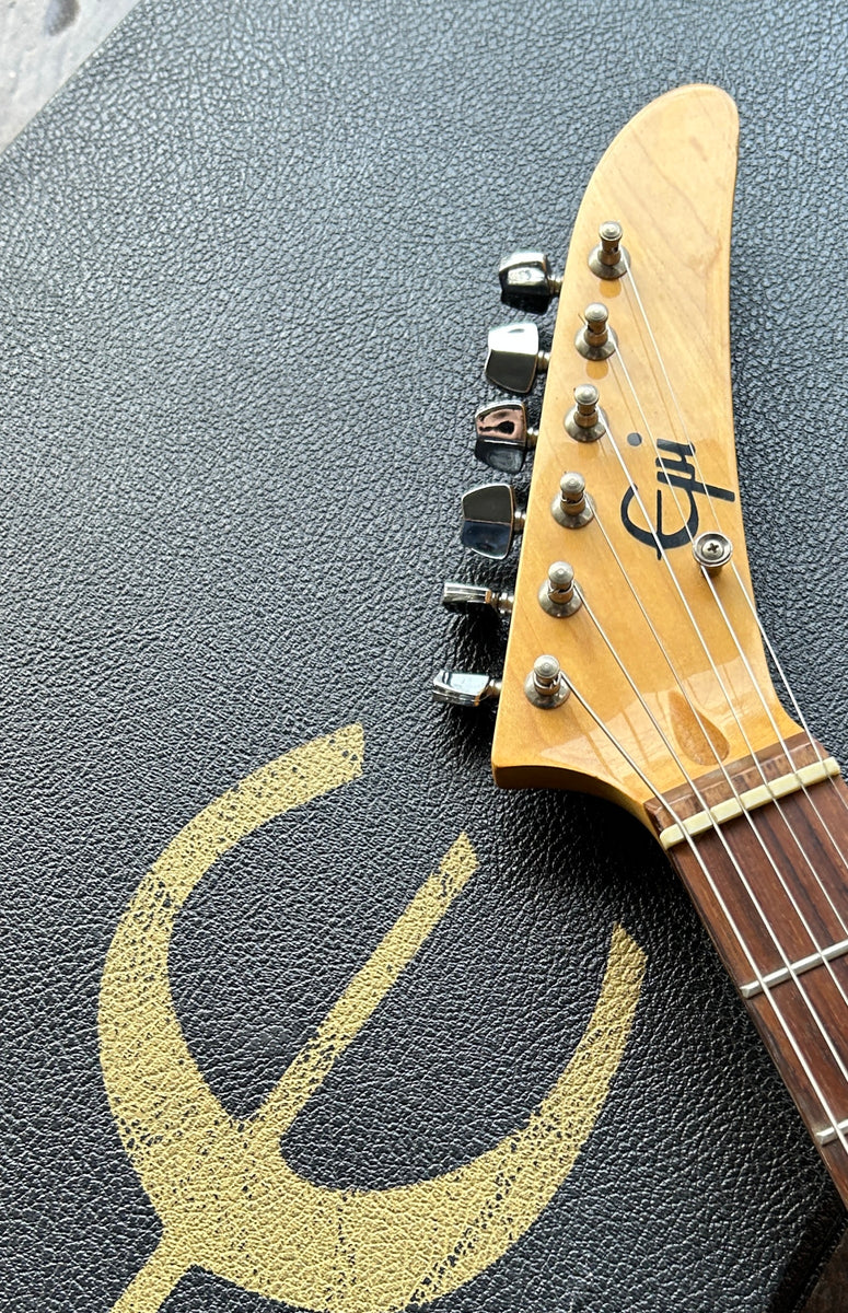 80's Epiphone S-series Strat with original case – Moze Guitars