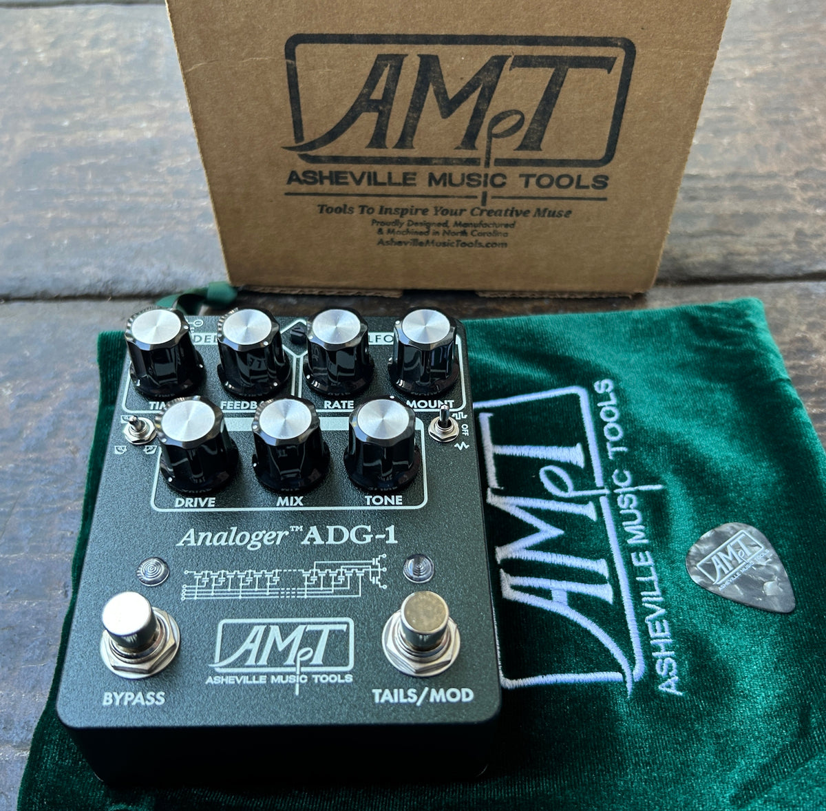 Asheville Music Tools ADG-1 700ms Analog Delay – Moze Guitars