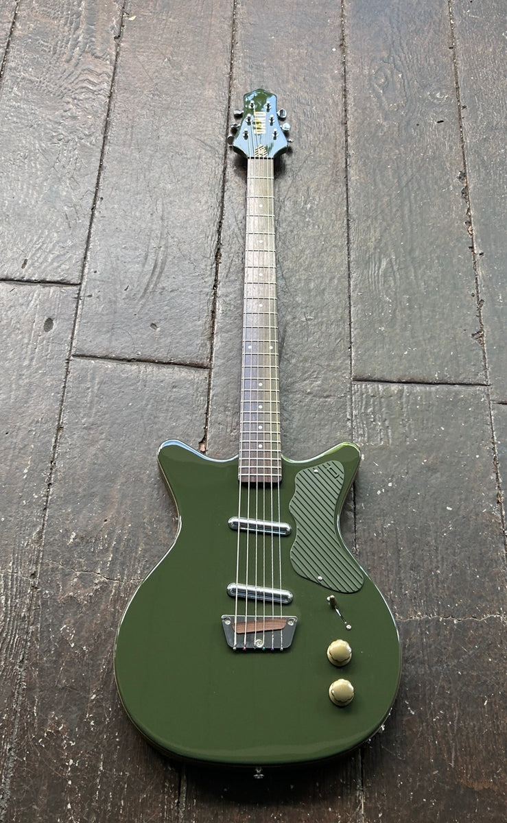 Danelectro Dan O. Cool Baritone Electric Guitar Green – Moze Guitars