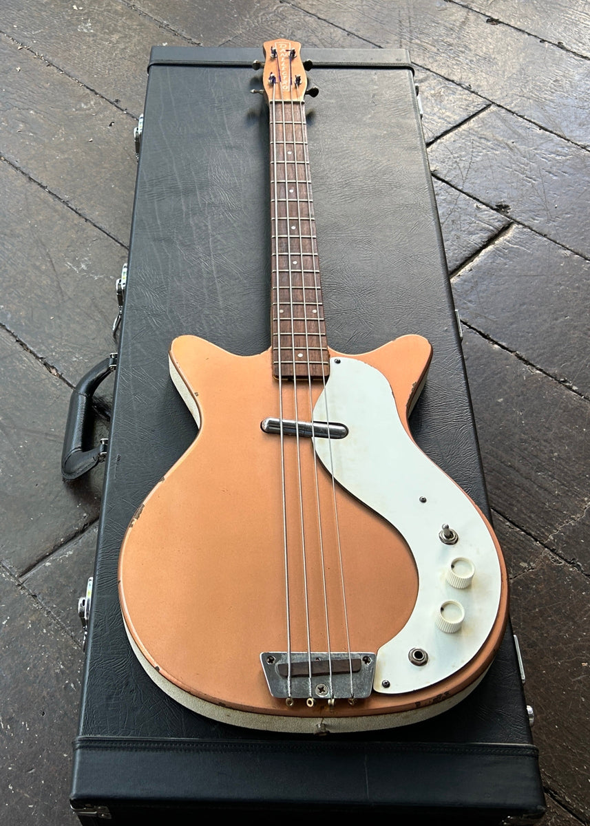 1960 Danelectro Shorthorn Vintage Short Scale Bass Copper model