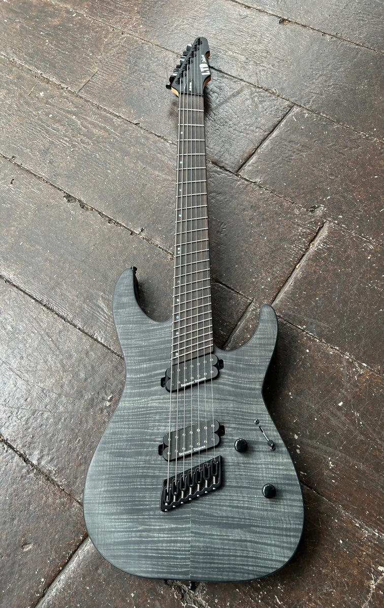 ギター M-1007 MULTI-SCALE See Thru Black Satin ESP LTD M-1007 7 String Multi Scale Flame See Thru Black Satin