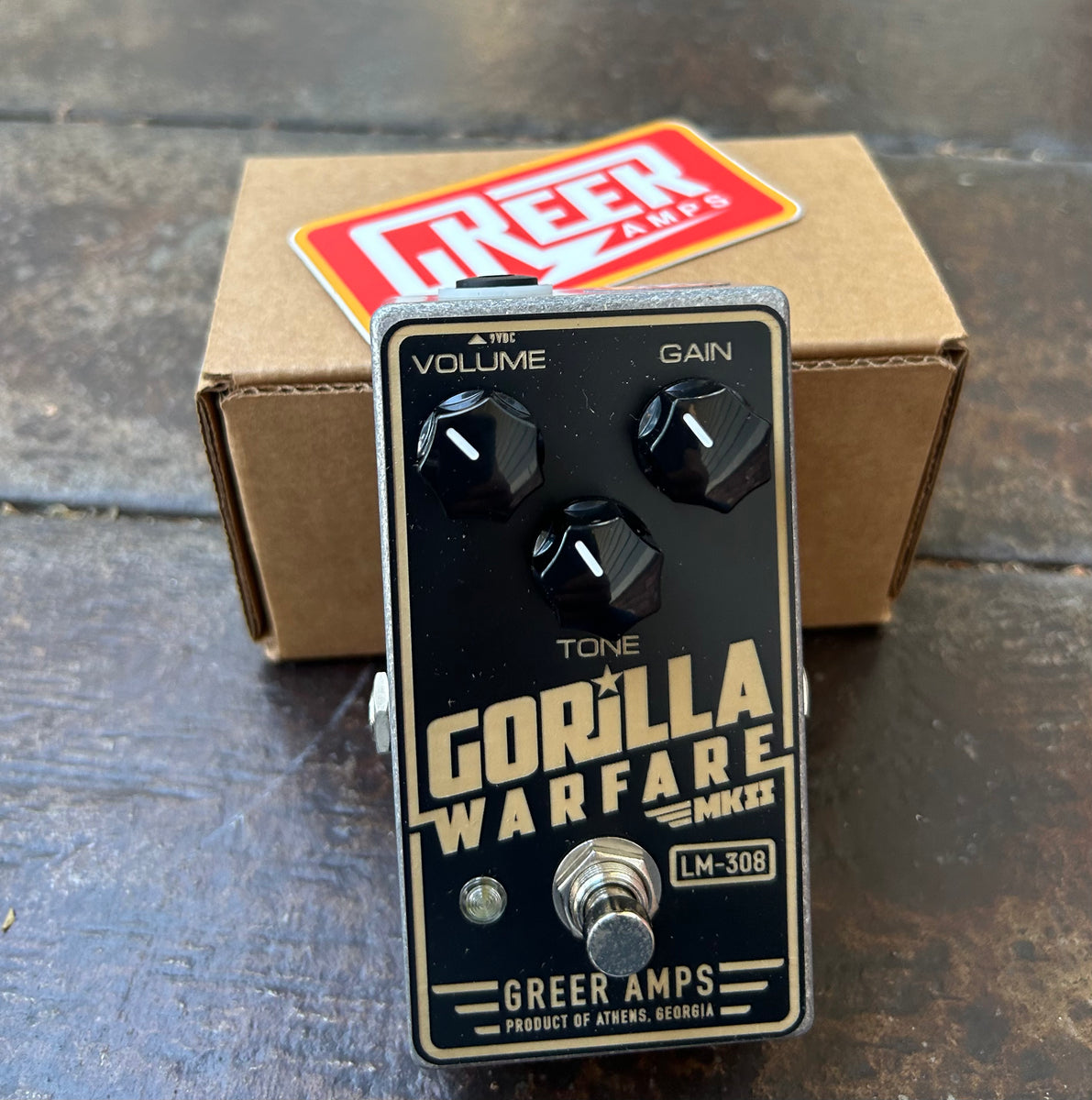 Gorilla Warfare MK2 LM-308 ギターエフェクター Greer Amps Gorilla Warfare MK II – Moze Guitars