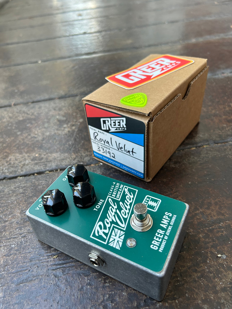 Greer Amps  Velvet オーバドライブ Greer Amps Royal Velvet Overdrive: Top Boost in a Box! - YouTube