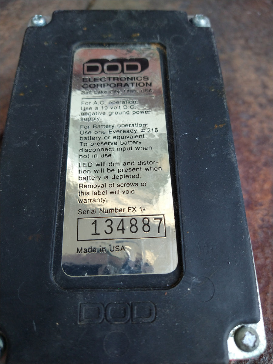 ギター DOD / THRASH MASTER Lot - (5) Vintage Dod Guitar Pedals, Thrash Master, Death