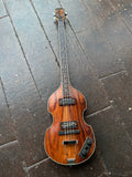 Full shot of Tim Whitehouse Figured Koa Bass