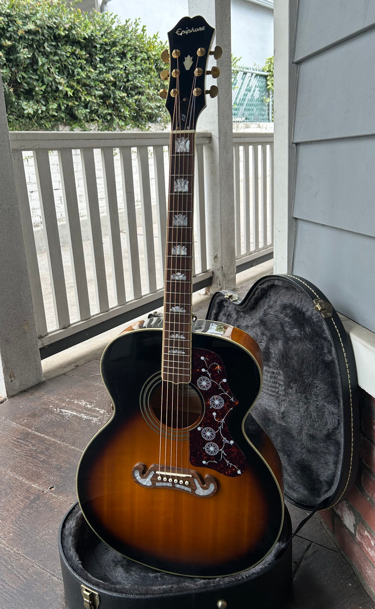ギター Epiphone EJ-200CE/VS 2021 Epiphone EJ-200SCE/VS Jumbo Acoustic Guitar | The Local