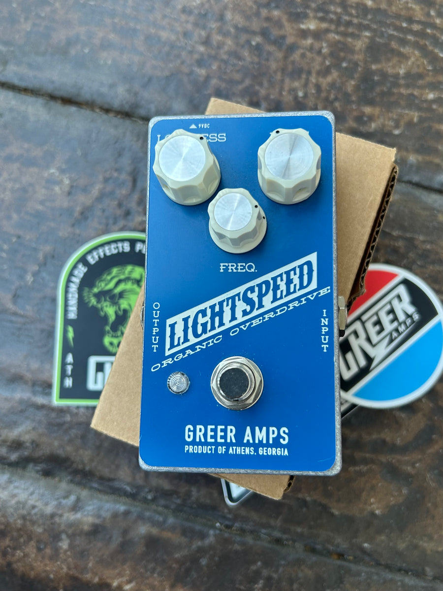 ギター GREER AMPS LIGHTSPEED Organic Overdrive Greer Lightspeed Organic Overdrive Pedal | Humbucker Music