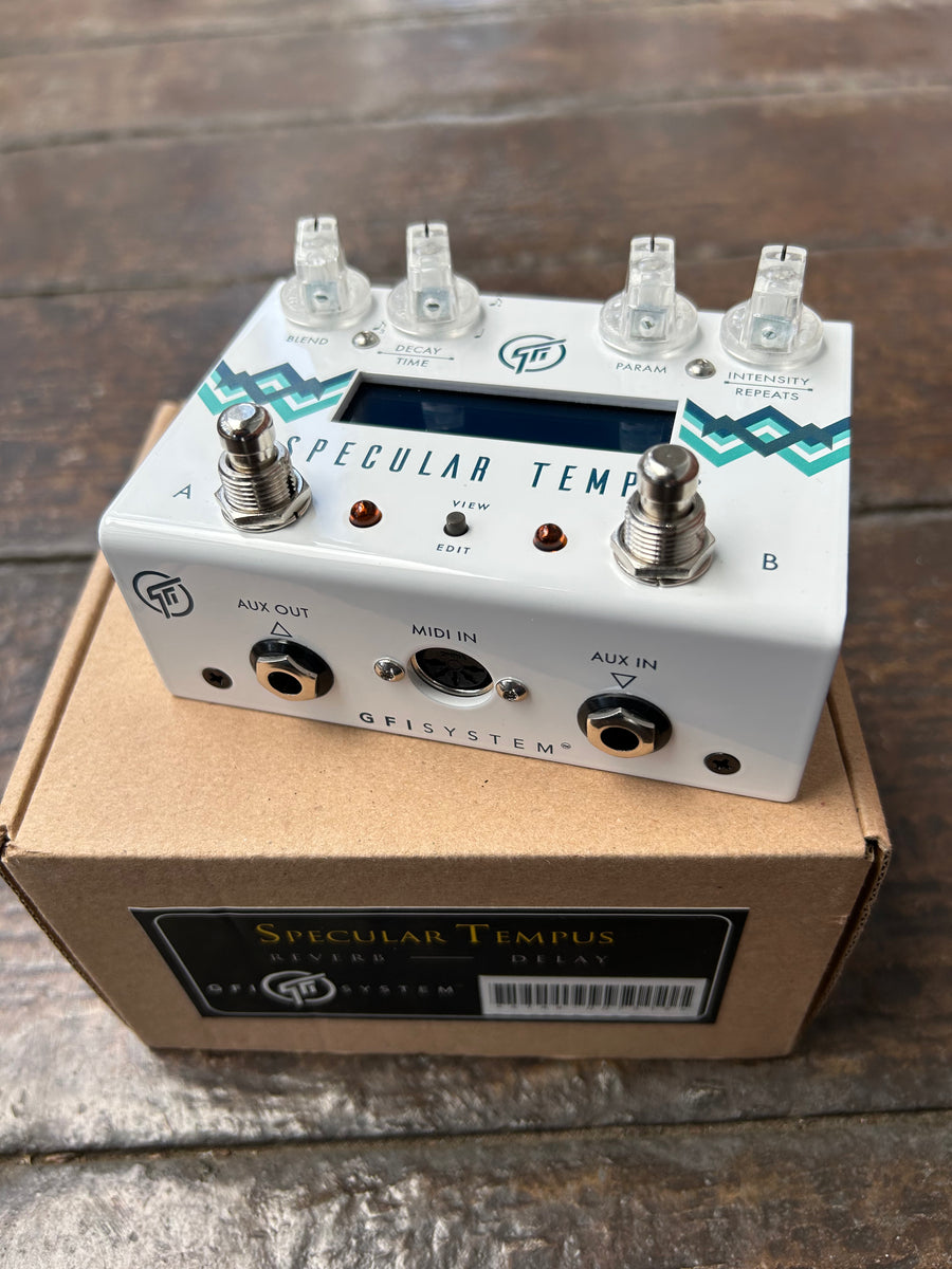 ギター GFI System Specular Tempus GFI Specular Tempus Delay + Reverb (Black) - Perfect Circuit