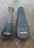 KALA Black Journeyman Mahogany U-Bass