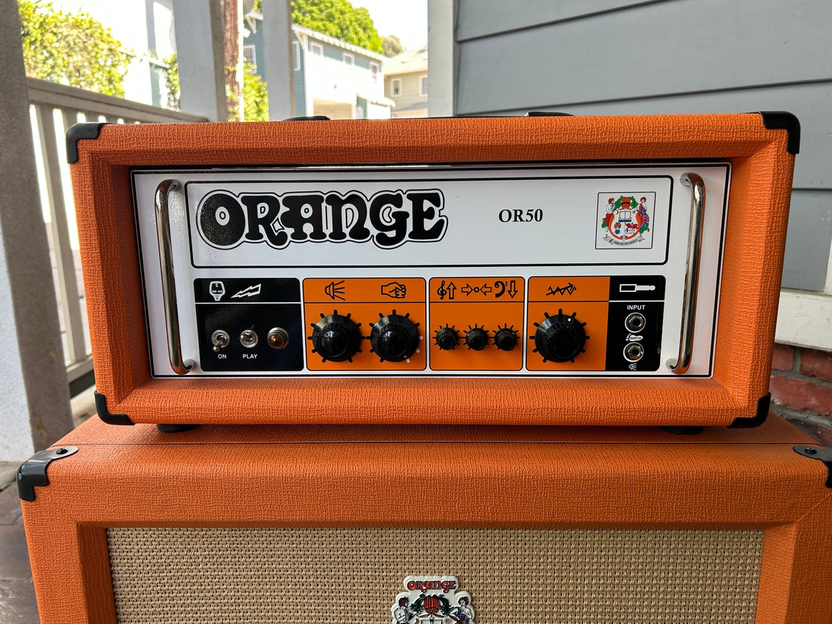 Orange OR50 with 2x12 Cab (local pick up only) – Moze Guitars