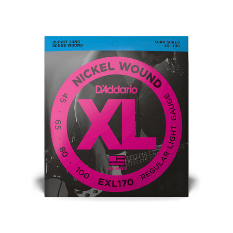 D'Addario EXL170 45-100 Regular Light Long Scale Bass