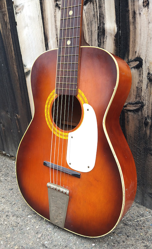 Silvertone parlor acoustic guitar online