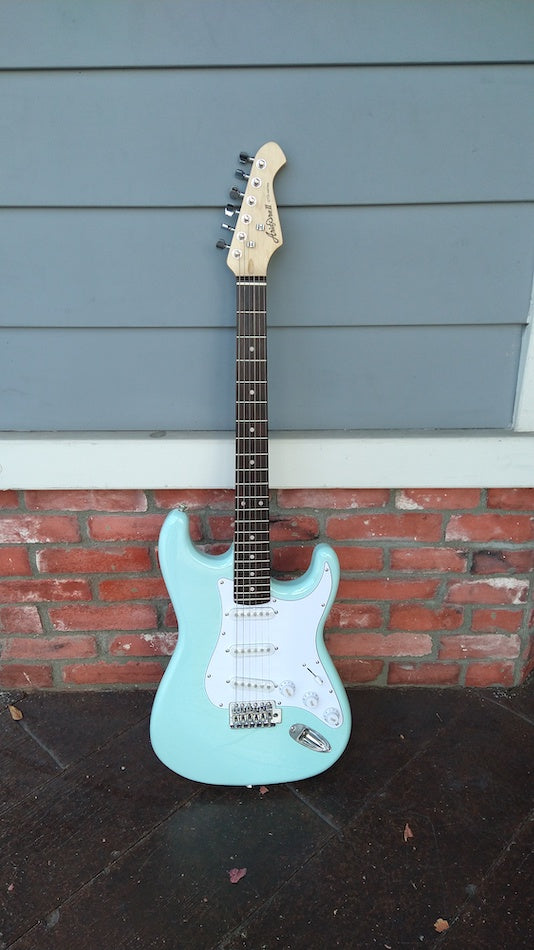 Aria Pro II STG 003 Sonic Blue Moze Guitars
