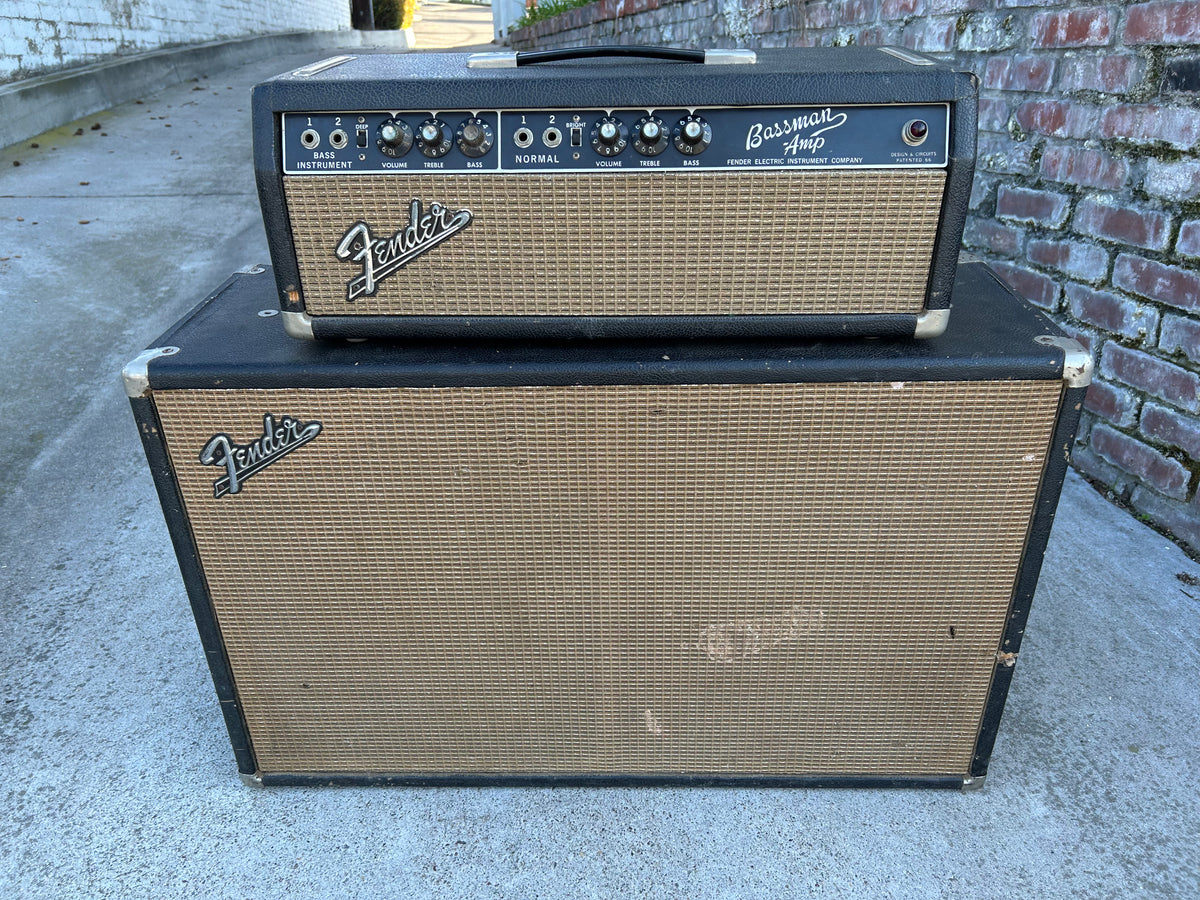 1965 Fender Bassman & 2x12 Cabinet | The Music Emporium
