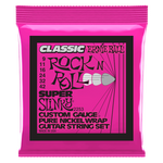 SUPER SLINKY 2253 CLASSIC ROCK N ROLL PURE NICKEL WRAP ELECTRIC GUITAR STRINGS - 9-42 GAUGE