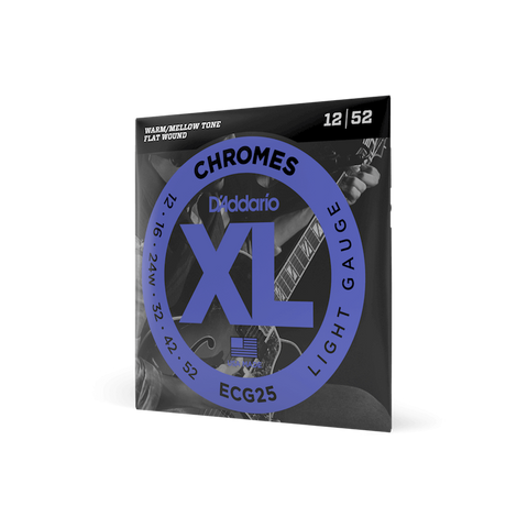 D'Addario Chromes 12-52 Light Set ECG25