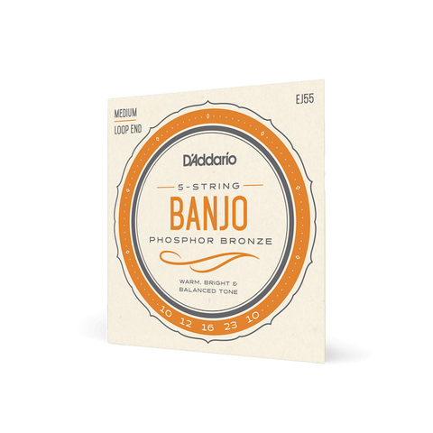 D'Addario Banjo Loop End Medium 10 -23