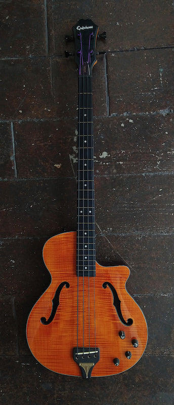 Epiphone ZENITH エレアコ　BASS Epiphone Zenith Fretted Acoustic/Electric Bass Review