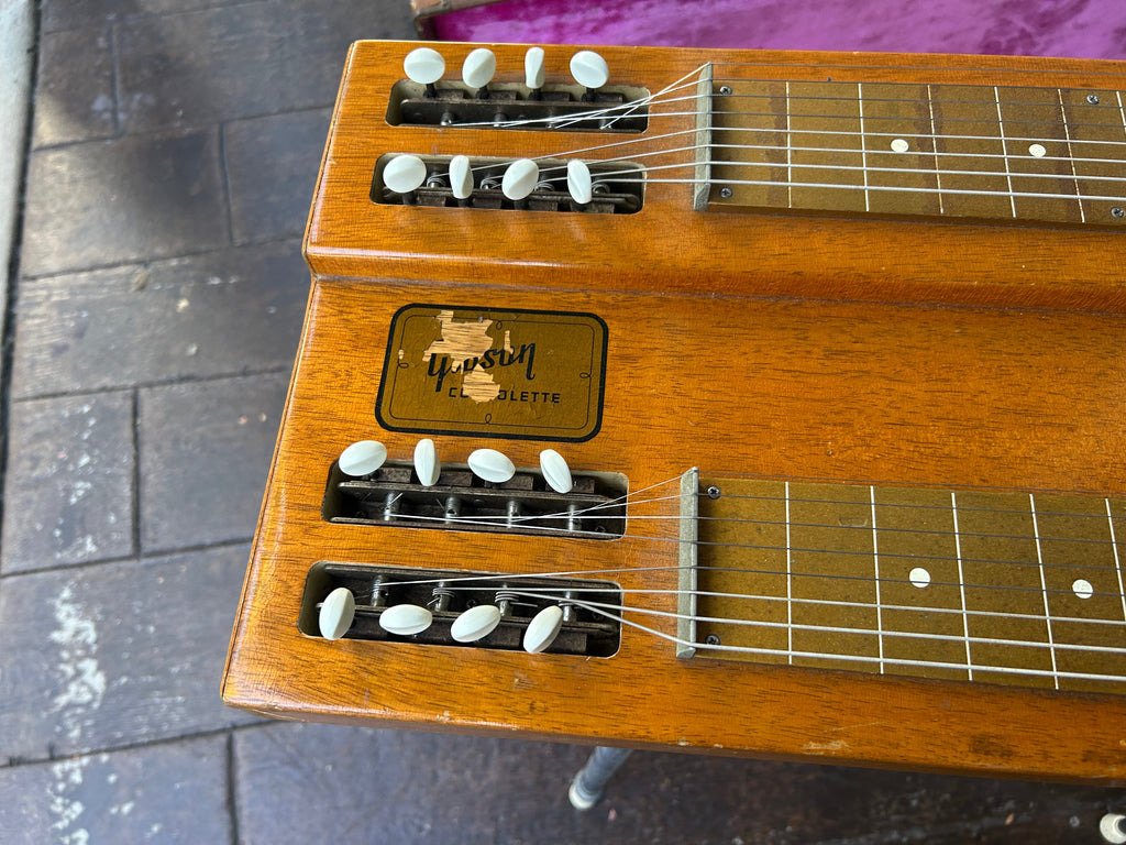 1950's Gibson Consolette Double Neck 8 Lap Steel – Moze Guitars