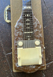 1950's Supro Supreme Vintage Valco Brown Pearl Lap Steel
