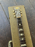1950's Supro Supreme Vintage Valco Brown Pearl Lap Steel