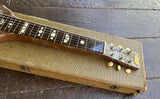 1950's Supro Supreme Vintage Valco Brown Pearl Lap Steel