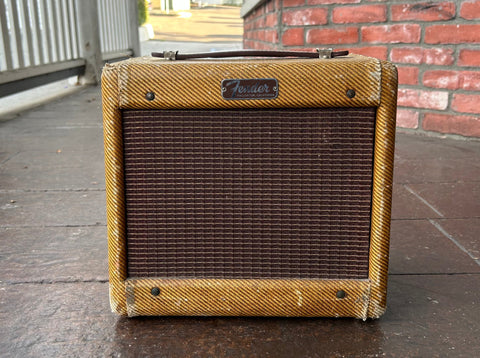 1955 Fender Tweed Lacquer Champ 5E1 Narrow Panel Amplifier