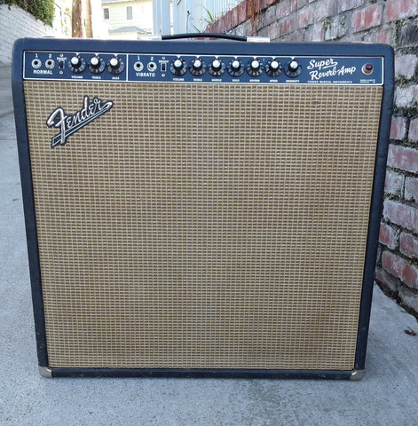 1966 Fender Super Reverb Black Panel