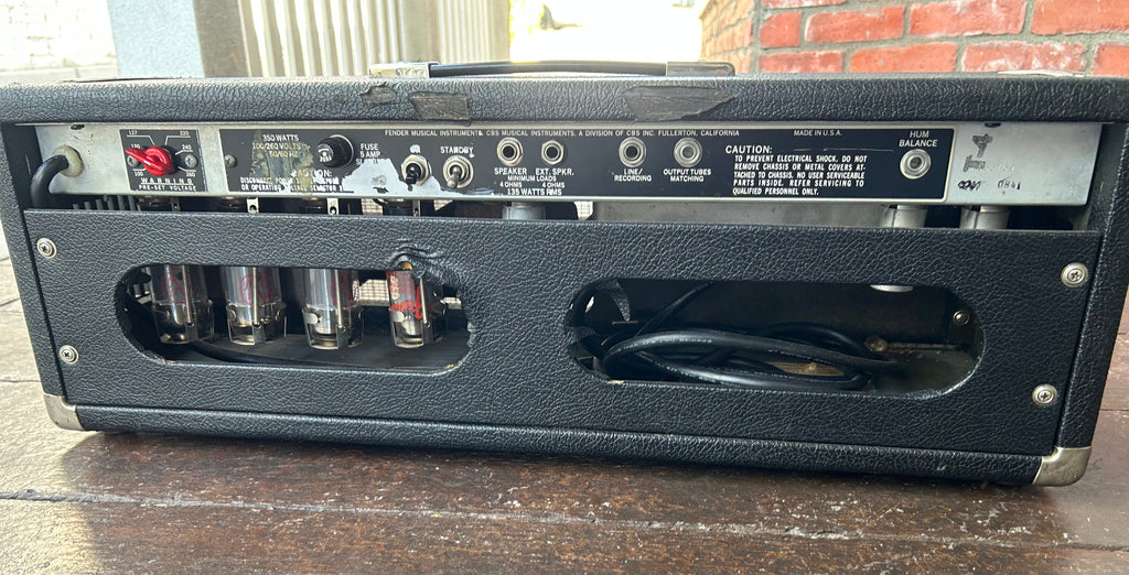 Fender Bassman 135（フェンダー ベースマン135） Fender Bassman 135 2-Channel 135-Watt Guitar Amp Head 1980s