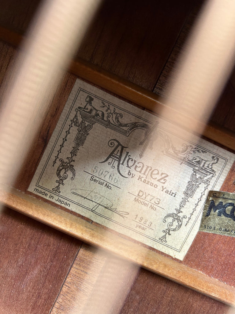 1983 Alvarez DY73 – Moze Guitars