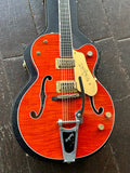 2002 Gretsch G6120TM Tiger Maple Orange