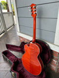 2002 Gretsch G6120TM Tiger Maple Orange
