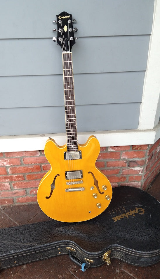 2003 Epiphone Elite 1963 Es-335 Dot- Natural – Moze Guitars